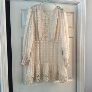 Gorgeous elegant cream dress